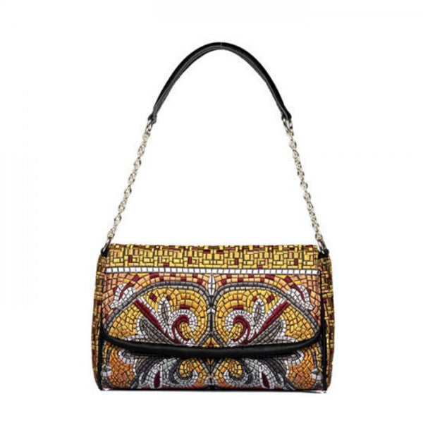 Color Embroidery Shoulder Bag