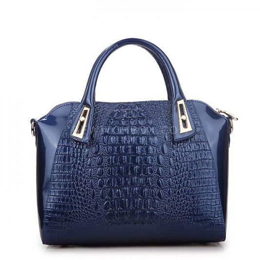 Crocodile Leather Satchel