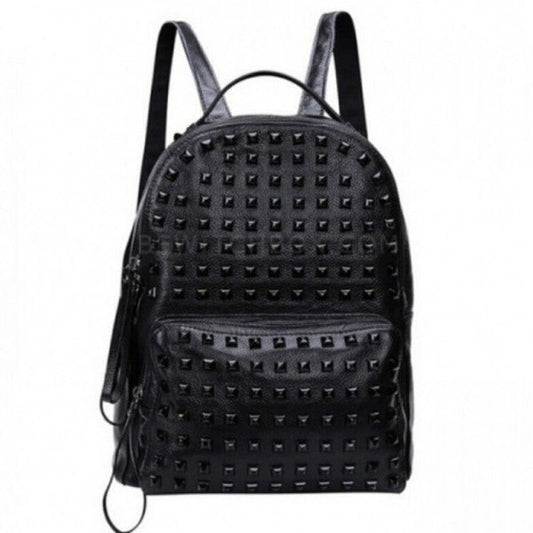 Rivet backpack with black color