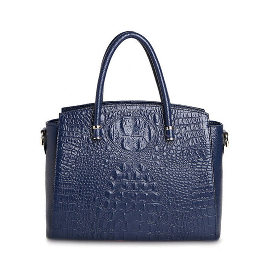 The crocodile grain handbag