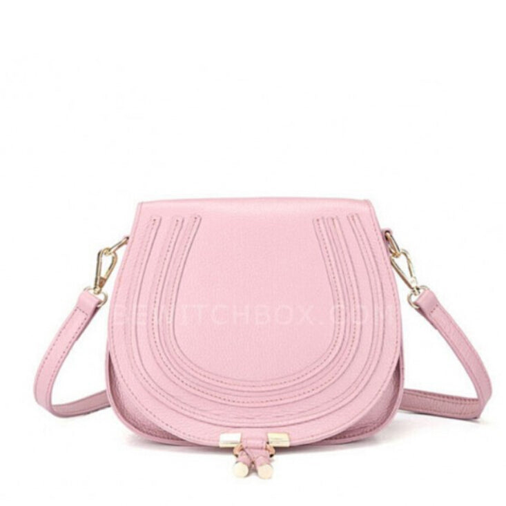 Curved Lines Crossbody Bag