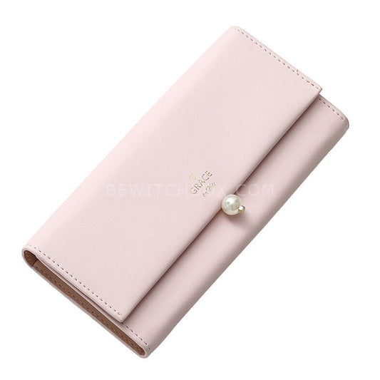 Pearl Button Wallet