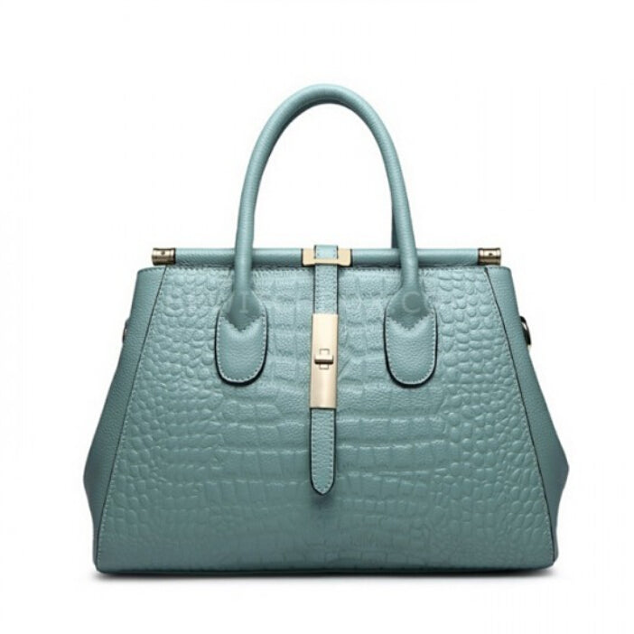 The crocodile grain handbag