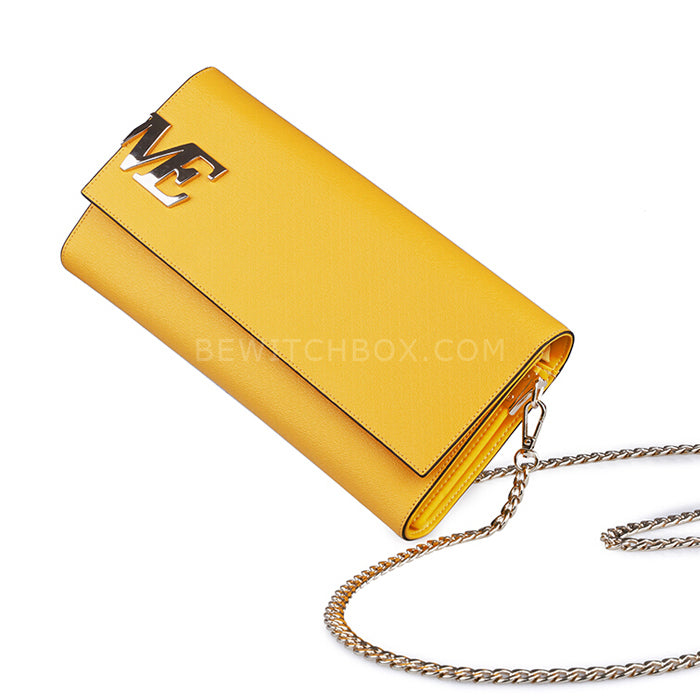 Letter Chain Crossbody Bag