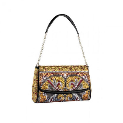 Color Embroidery Shoulder Bag