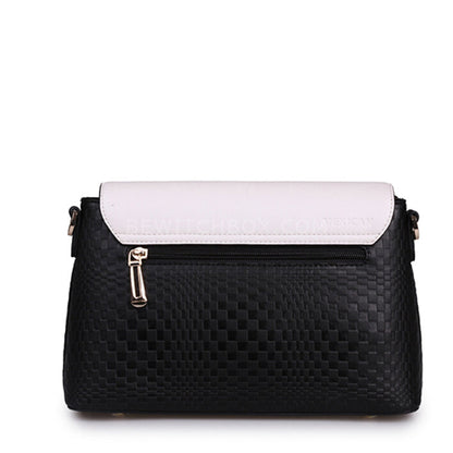 Contrast Weave Handbag